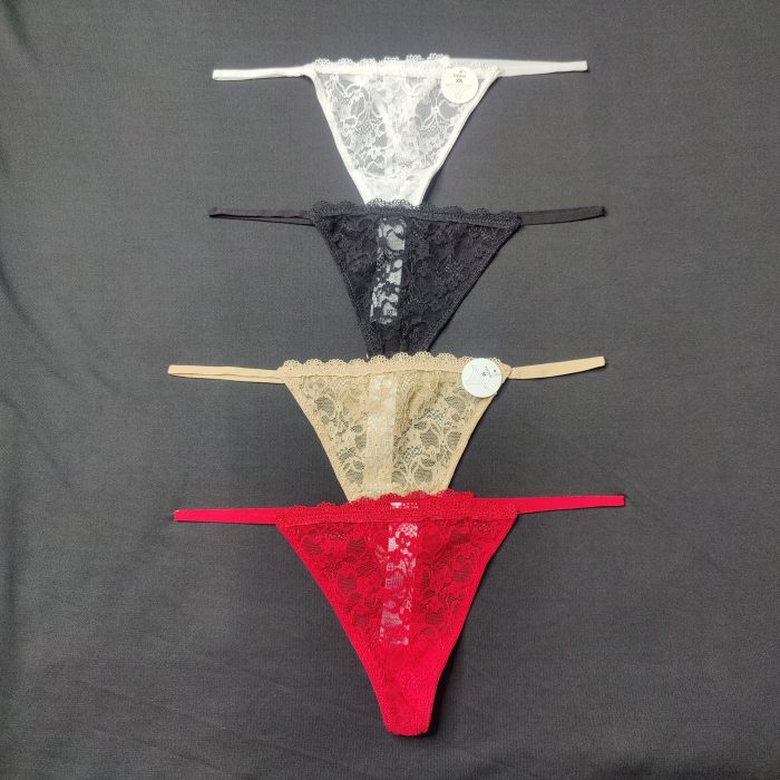 5pcs pack Women's Sexy Lace G-String /T String /Thong panties - Image 2