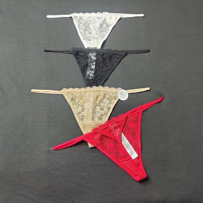 5pcs pack Women's Sexy Lace G-String /T String /Thong panties - Image 5
