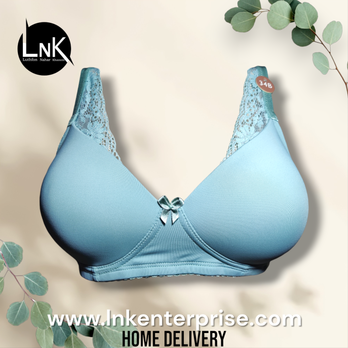 Seamless padded bra/Lace essentials bra - Image 4