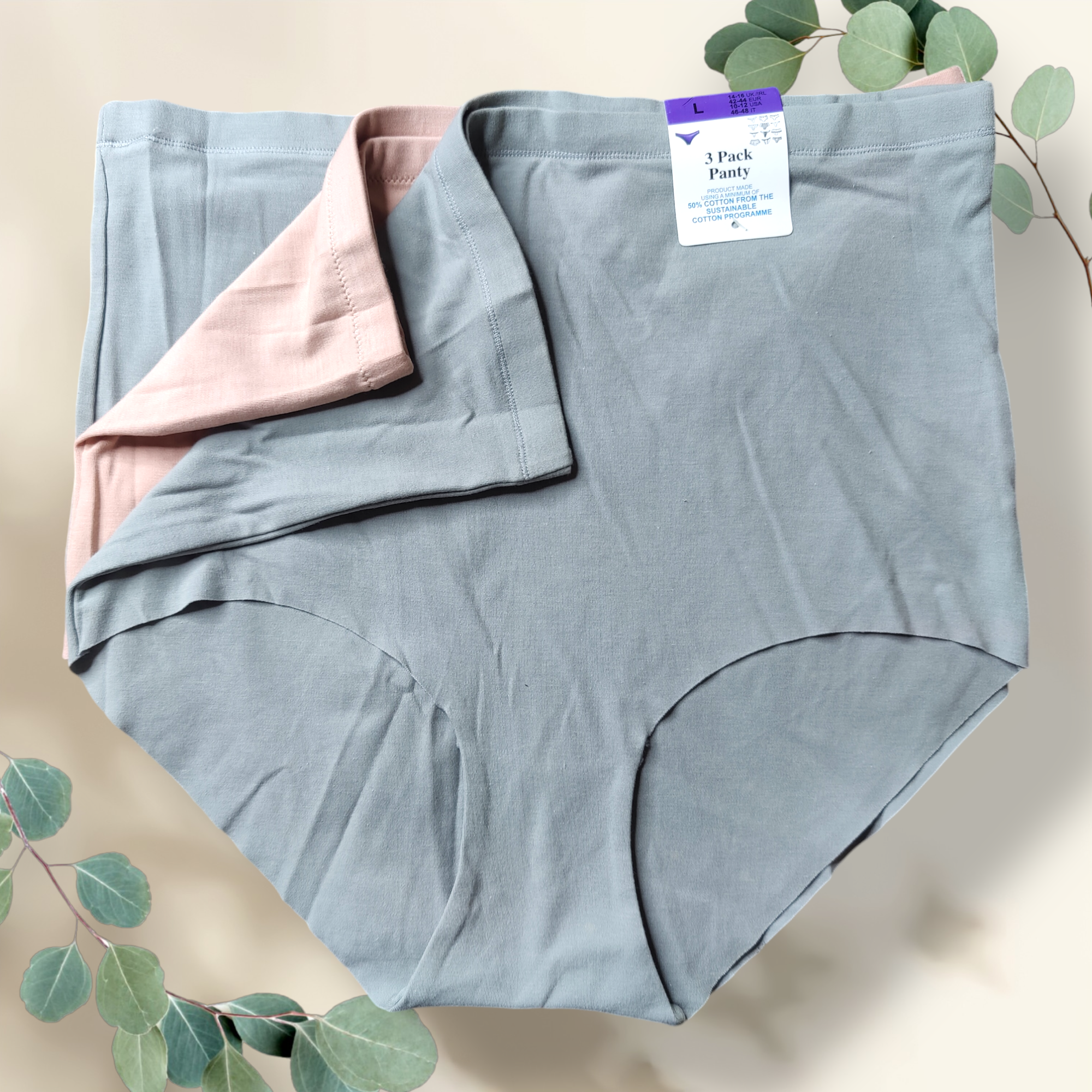 3pcs pack Maternity Underwear Seamless High Waisted Maternity Panties Over Bump Pregnancy Belly Support, Multi-Pack - Image 5