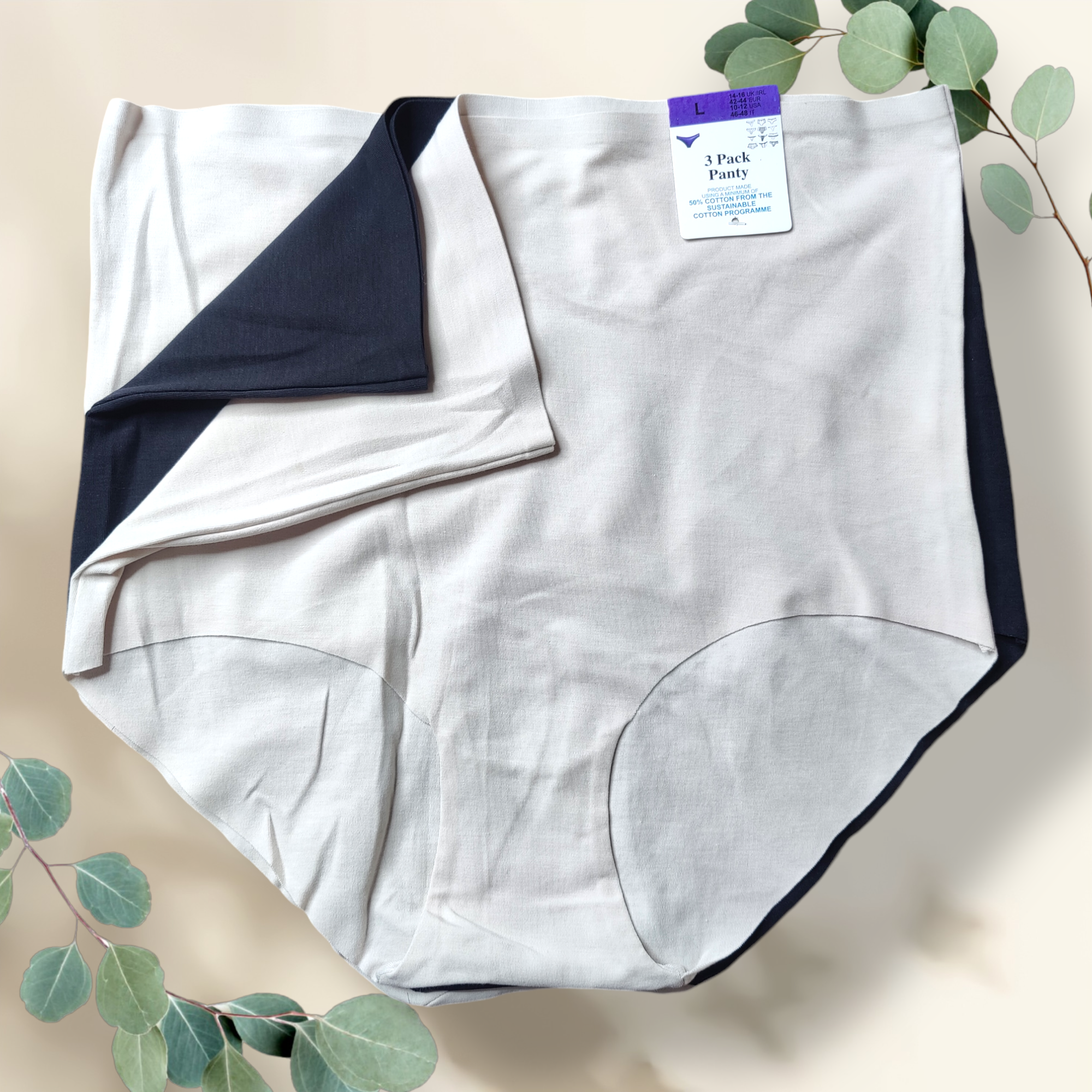 3pcs pack Maternity Underwear Seamless High Waisted Maternity Panties Over Bump Pregnancy Belly Support, Multi-Pack - Image 6