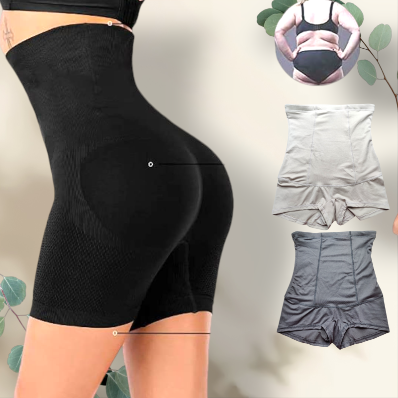 High Waisted Body Shaper Shorts Shapewear for Women Tummy Control Thigh Slimming Technology