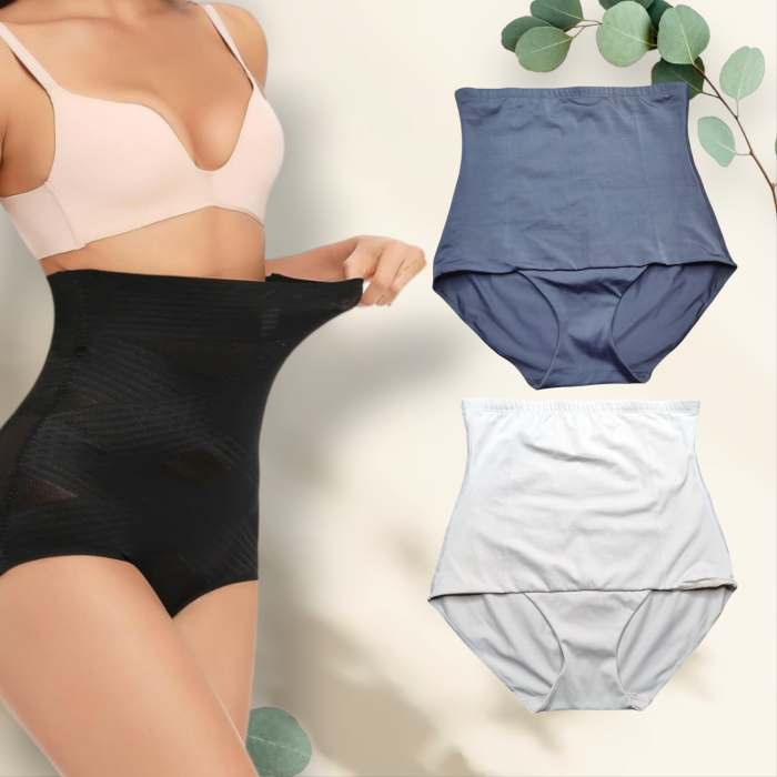 Tummy Control Shapewear Panties for Women High Waisted Body Shaper Slimming Shapewear Underwear Girdle Panty