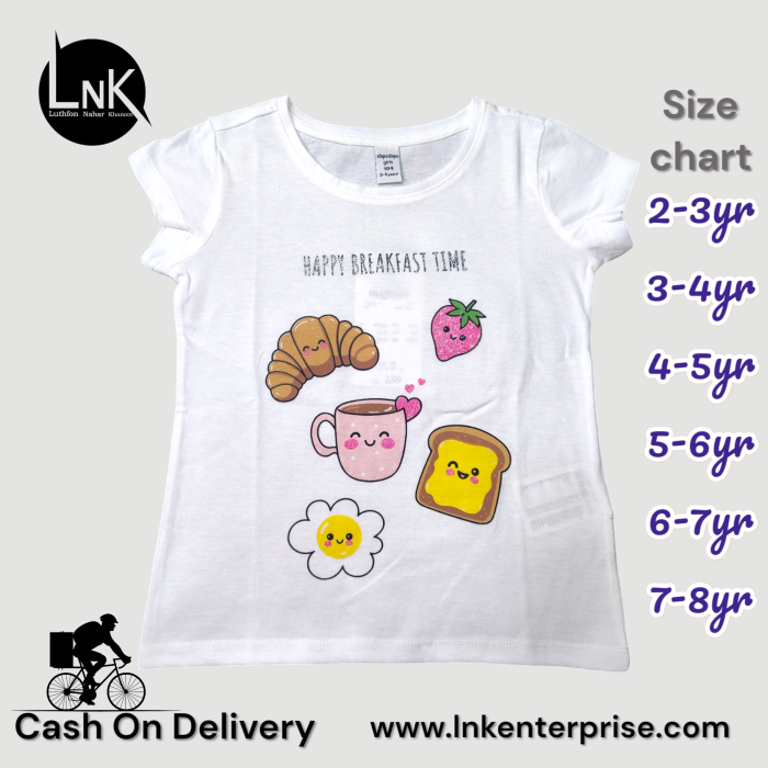 Half Sleeve Summer friendly  Girls T-shirt - Image 6