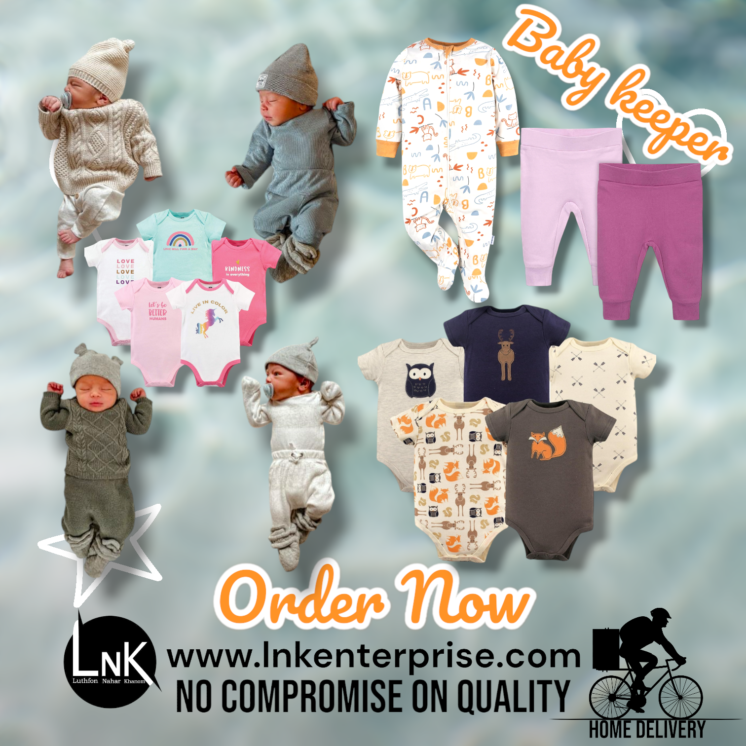 Newborn Baby Gift Box 0 to 12 Months Assorted box 10pcs Product.