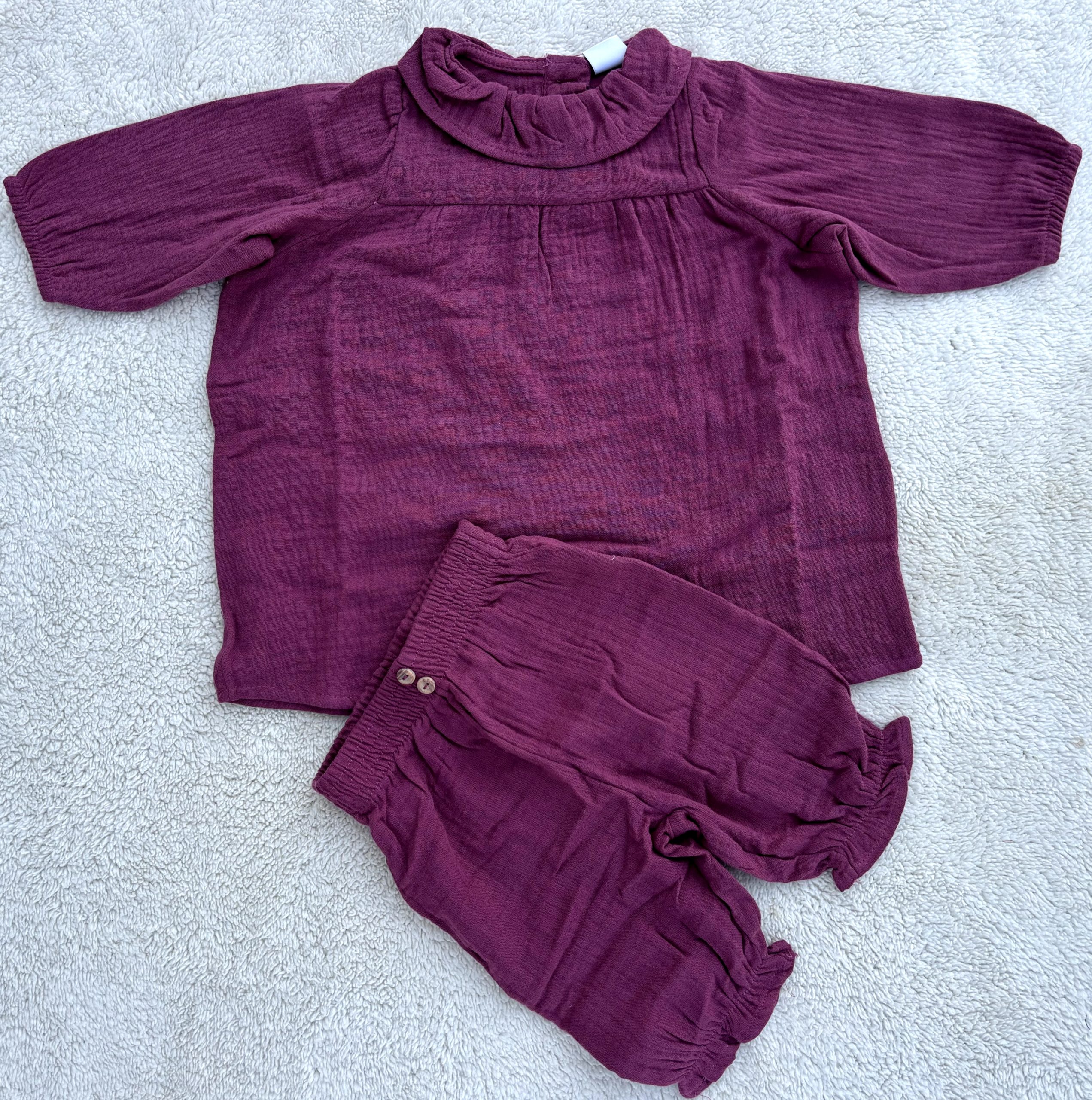 Ambush cotton fabric 2 pieces baby set - Image 8