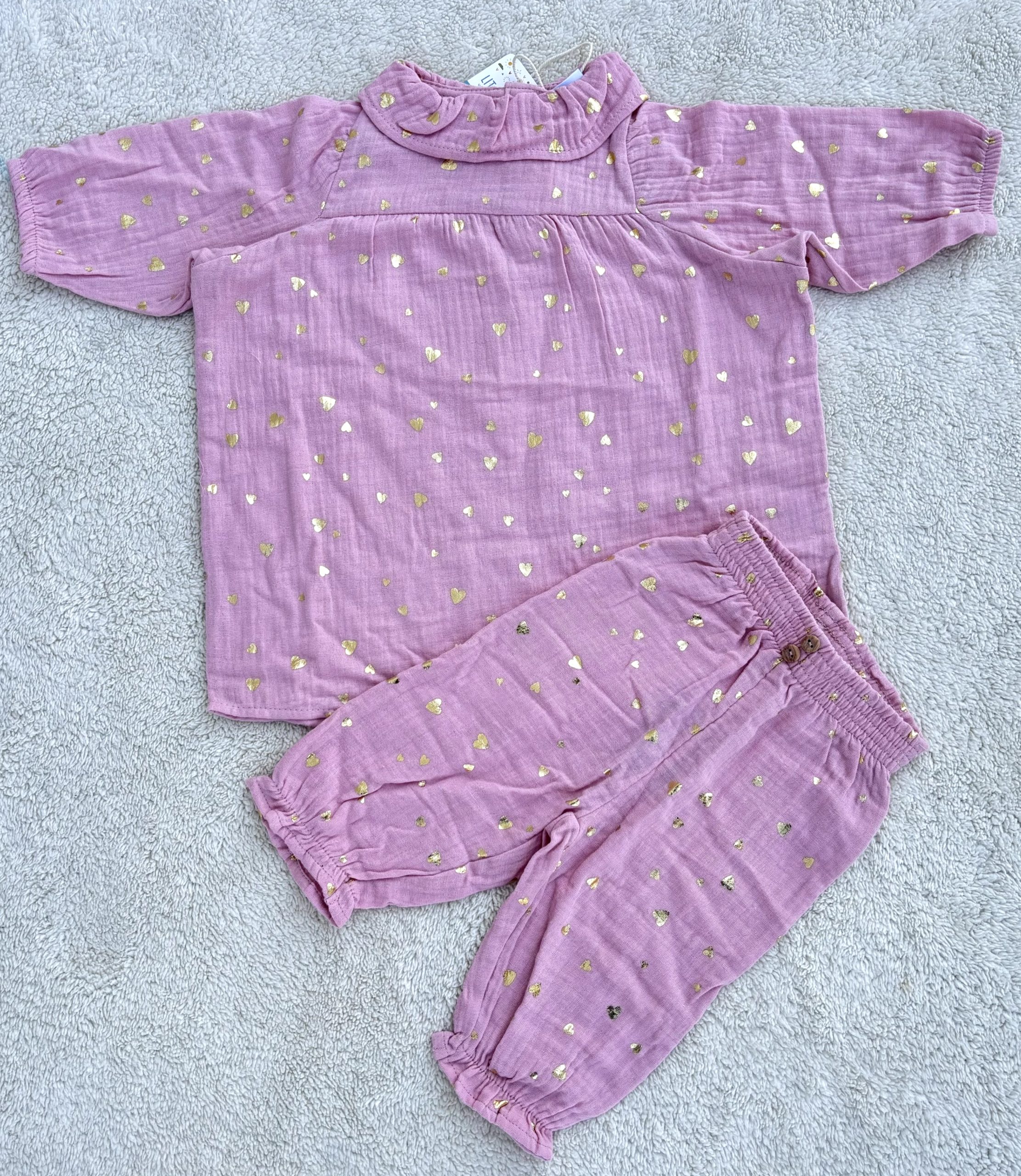 Ambush cotton fabric 2 pieces baby set - Image 9