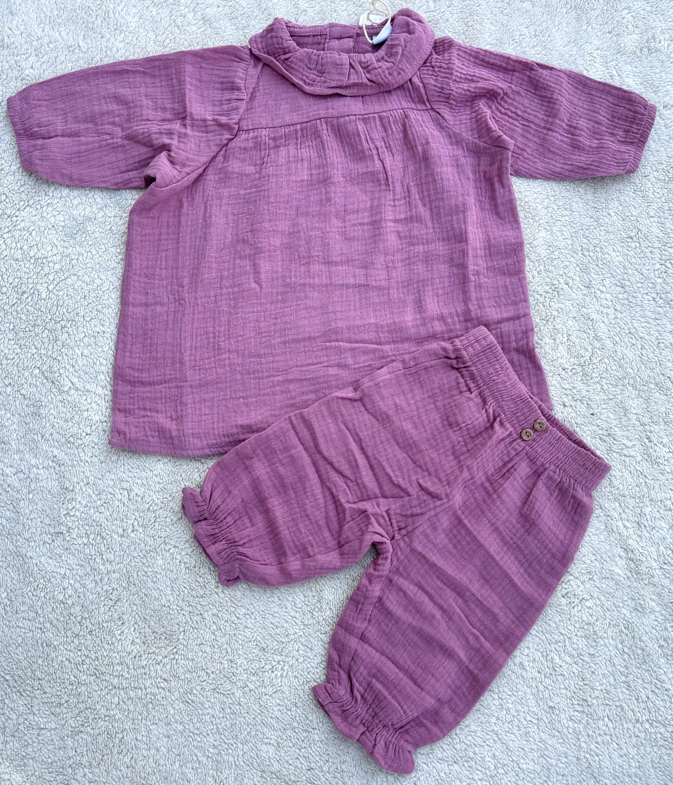 Ambush cotton fabric 2 pieces baby set - Image 11