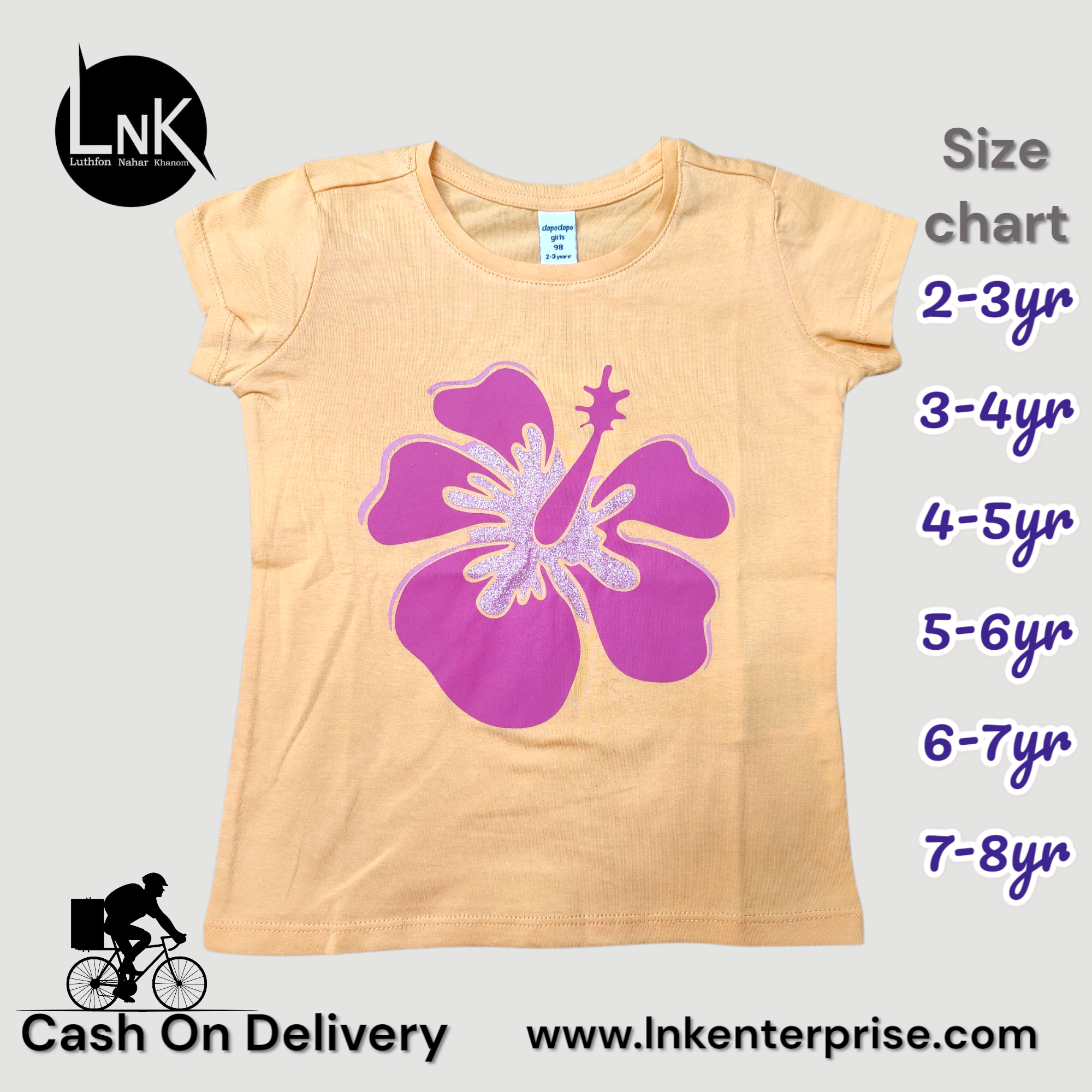 Half Sleeve Summer friendly Girls T-shirt - Image 4